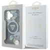 Чохол Guess Glitter Flowers Triangle Buttons для iPhone 16 Black with MagSafe (GUHMP16SHFLPEDK)