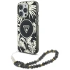 Чохол Guess Palm Trees Triangle Pearl Strap для iPhone 16 Pro Black with MagSafe (GUHMP16LHPCTPLSK)