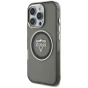 Чохол Guess IML Metal Mountain Logo для iPhone 16 Pro Max Black with MagSafe (GUHMP16XHFGTMSLSK)
