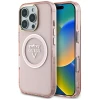 Чохол Guess IML Metal Mountain Logo для iPhone 16 Pro Max Pink with MagSafe (GUHMP16XHFGTMSLSP)