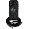 Чохол Guess 4G Big Logo Cord Strap Crossbody для iPhone 16 Plus Black (GUHCP16MP4GMGCRK)