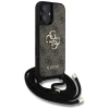 Чохол Guess 4G Big Logo Cord Strap Crossbody для iPhone 16 Brown (GUHCP16SP4GMGCRW)