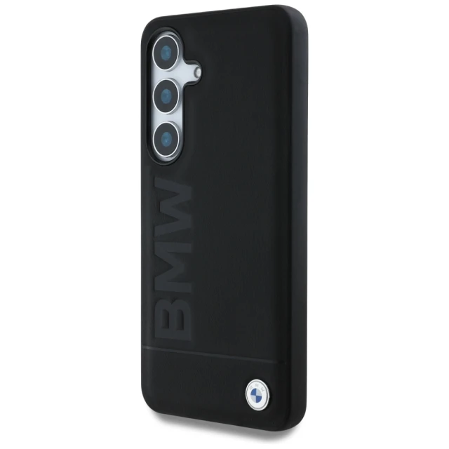 Чохол BMW Signature Logo Imprint для Samsung Galaxy S25 (S931) Black (BMHCS25SSLLBK)