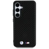 Чохол BMW Leather Carbon для Samsung Galaxy S25 (S931) Black with MagSafe (BMHMS25S24PUCILK)