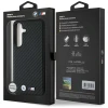 Чохол BMW Leather Carbon для Samsung Galaxy S25 Plus (S936) Black with MagSafe (BMHMS25M24PUCILK)