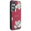 Чохол Guess Grained Printed Flower Pattern для Samsung Galaxy S25 (S931) Fuchsia with MagSafe (GUHMS25SPGNMPLMF)