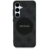 Чохол Guess 4G Round Patch Classic Logo для Samsung Galaxy S25 Plus (S936) Black with MagSafe (GUHMS25MP4PGRSGK)