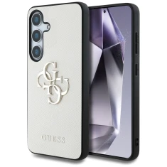 Чохол Guess Grained Big 4G Logo Small Classic Logo для Samsung Galaxy S25 (S931) Beige (GUHCS25SPGT4MBE)