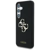 Чохол Guess Silicone Big 4G Logo Bottom Script для Samsung Galaxy S25 (S931) Black (GUHCS25SS4SMDK)