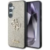 Чохол Guess Glitter Script Big 4G для Samsung Galaxy S25 (S931) Gold (GUHCS25SHG4SGD)