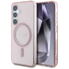 Чохол Guess IML Glitter Circle для Samsung Galaxy S25 (S931) Pink with MagSafe (GUHMS25SHFGEREP)