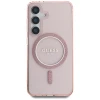 Чохол Guess IML Glitter Circle для Samsung Galaxy S25 (S931) Pink with MagSafe (GUHMS25SHFGEREP)