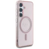 Чохол Guess IML Glitter Circle для Samsung Galaxy S25 (S931) Pink with MagSafe (GUHMS25SHFGEREP)