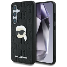 Чохол Karl Lagerfeld Saffiano Monogram Karl Head Pin для Samsung Galaxy S25 (S931) Black (KLHCS25SPGKLKIPK)