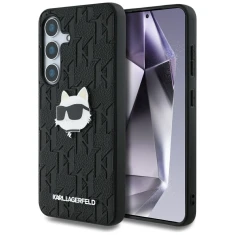 Чохол Karl Lagerfeld Monogram Choupette Head Pin для Samsung Galaxy S25 Plus (S936) Black (KLHCS25MPGKLCHPK)