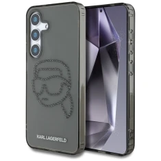 Чохол Karl Lagerfeld IML Rhinestones Karl Head для Samsung Galaxy S25 (S931) Black (KLHCS25SHKHDCELK)