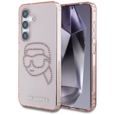 Чохол Karl Lagerfeld IML Rhinestones Karl Head для Samsung Galaxy S25 (S931) Pink (KLHCS25SHKHDCELP)