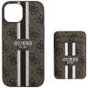 Чохол Guess 4G Stripes Wallet для iPhone 15 Brown with MagSafe (GUBPHCP15SP4RPSW)