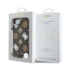 Чехол Guess PU 4G Peony для iPhone 16e Brown with MagSafe (3666339453305)