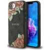 Чехол Guess 4G Flowers Print для iPhone 16e Black with MagSafe (GUHMPSE4P4ROPEMCK)