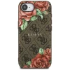 Чохол Guess 4G Flowers Print для iPhone 16e Brown with MagSafe (GUHMPSE4P4ROPEMCW)