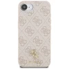 Чохол Guess 4G Small Metal Logo для iPhone 16e Pink with MagSafe (GUHMPSE4P4SM4MP)