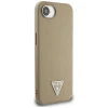 Чохол Guess Grained Triangle для iPhone 16e Brown with MagSafe (GUHMPSE4PGTSPSW)