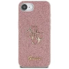 Чохол Guess Glitter Script Big 4G для iPhone 16e Pink (GUHCPSE4HG4SGP)