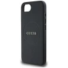 Чохол Guess Grained Gold Ring для iPhone 16e Black with MagSafe (GUHMPSE4PGHSMMK)