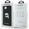 Чехол Karl Lagerfeld Monogram Karl Head Pin для iPhone 16e Black (KLHCPSE4PGKLKIPK)
