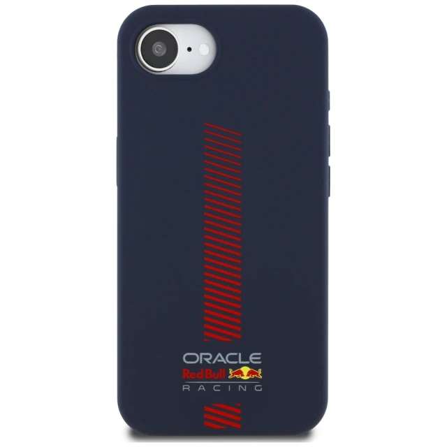 Чохол Red Bull Silicone Powerbar для iPhone 16e Navy with MagSafe (RBHMPSE424SIVGSV)