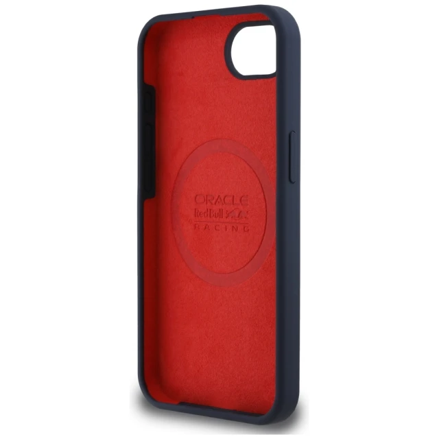 Чохол Red Bull Silicone Powerbar для iPhone 16e Navy with MagSafe (RBHMPSE424SIVGSV)