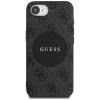 Чохол Guess 4G Round Patch Classic Logo для iPhone 16e Black with MagSafe (GUHMPSE4P4PGRSGK)