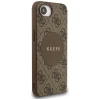 Чохол Guess 4G Round Patch Classic Logo для iPhone 16e Brown with MagSafe (GUHMPSE4P4PGRSGW)