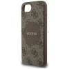 Чохол Guess 4G Round Patch Classic Logo для iPhone 16e Brown with MagSafe (GUHMPSE4P4PGRSGW)