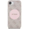 Чохол Guess 4G Round Patch Classic Logo для iPhone 16e Pink with MagSafe (GUHMPSE4P4PGRSGP)