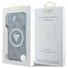 Чохол Guess IML Metal Glitter 4G Circle Triangle для iPhone 16e Blue with MagSafe (GUHMPSE4HG4PRTGB)