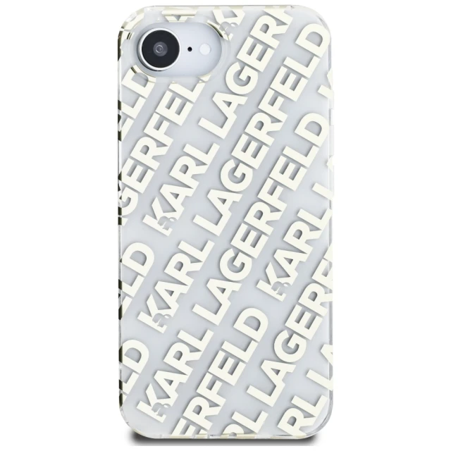 Чохол Karl Lagerfeld IML Repeat Logo для iPhone 16e Gold (KLHCPSE4HKFOEMD)