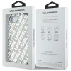 Чохол Karl Lagerfeld IML Repeat Logo для iPhone 16e Silver (KLHCPSE4HKFOEMS)