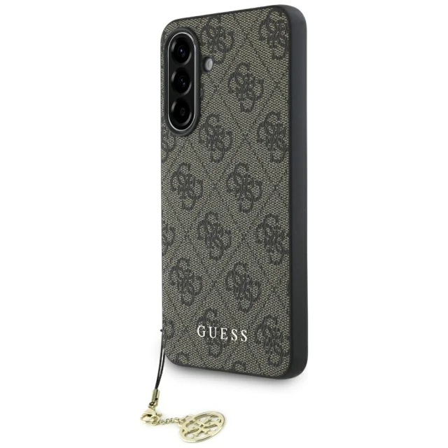 Чохол Guess 4G Charms Collection для Samsung Galaxy A56 5G (A566) Brown (GUHCSA56GF4GBR)