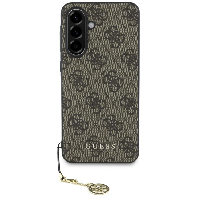 Чохол Guess 4G Charms Collection для Samsung Galaxy A56 5G (A566) Brown (GUHCSA56GF4GBR)