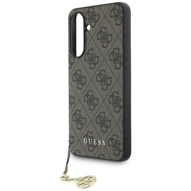 Чохол Guess 4G Charms Collection для Samsung Galaxy A56 5G (A566) Brown (GUHCSA56GF4GBR)