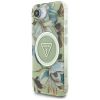 Чохол Guess Glitter Flowers Triangle Buttons для iPhone 16e Green with MagSafe (GUHMPSE4HFLPEDN)