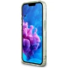 Чохол Guess Glitter Flowers Triangle Buttons для iPhone 16e Green with MagSafe (GUHMPSE4HFLPEDN)