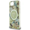 Чохол Guess Glitter Flowers Triangle Buttons для iPhone 16e Green with MagSafe (GUHMPSE4HFLPEDN)