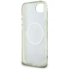 Чохол Guess Glitter Flowers Triangle Buttons для iPhone 16e Green with MagSafe (GUHMPSE4HFLPEDN)