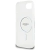Чохол Guess IML Glitter Circle для iPhone 16e Transparent with MagSafe (GUHMPSE4HFGERET)