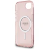 Чохол Guess IML Glitter Circle для iPhone 16e Pink with MagSafe (GUHMPSE4HFGEREP)