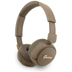 Бездротові навушники Guess Metal Logo Script Brown (GUBHV6SCW)