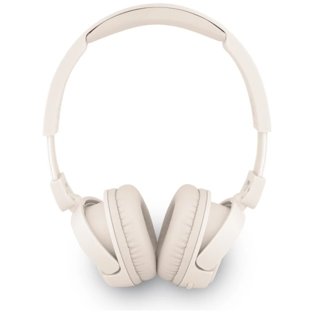 Бездротові навушники Guess Metal Logo Script Beige (GUBHV6SCE)